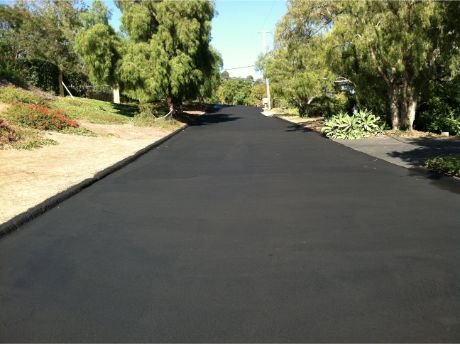 Asphalt driveway