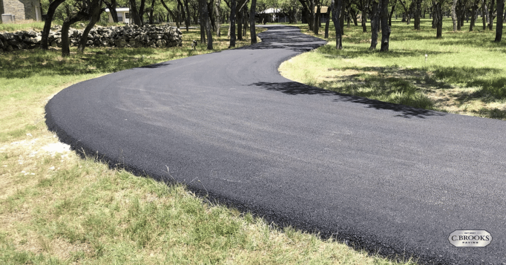 asphalt to cure