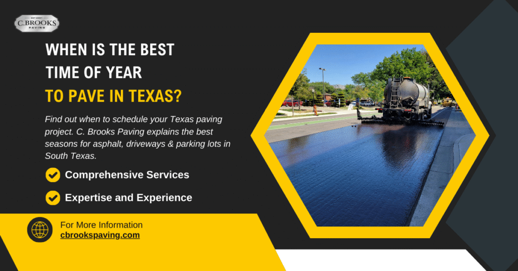 best time of year to pave in Texas