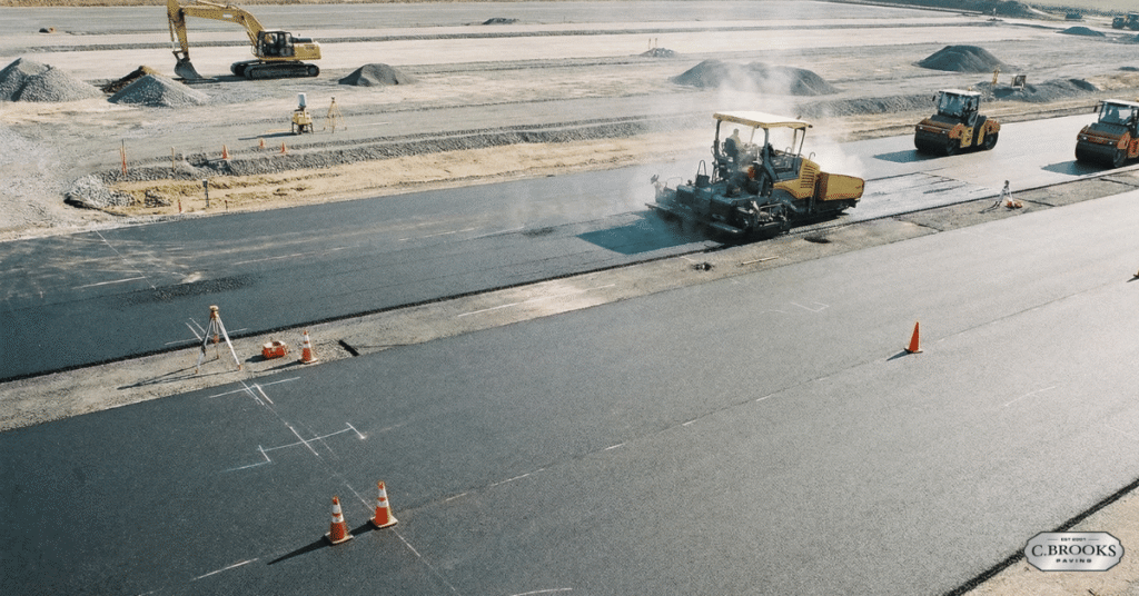 Asphalt Paving Process 