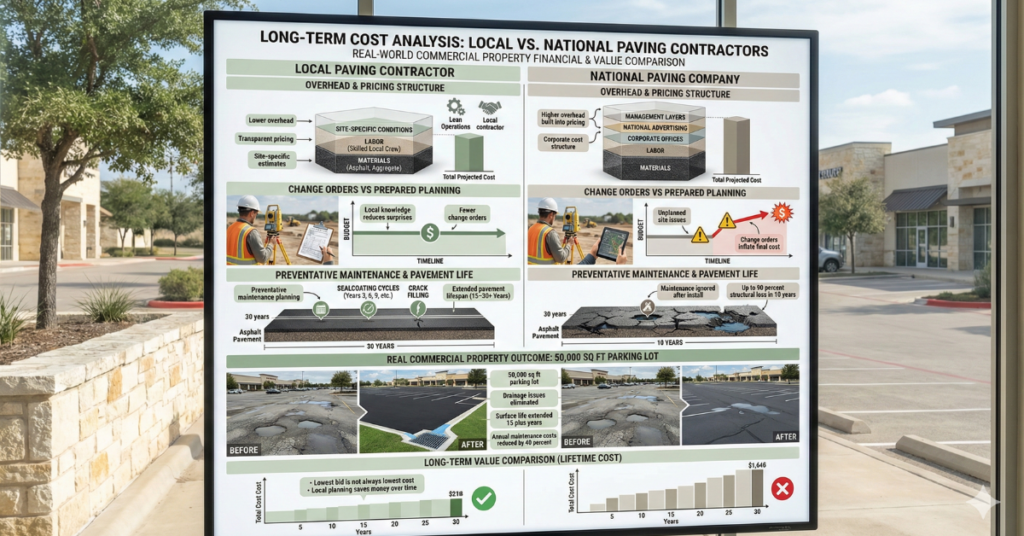 Why Local Paving Contractors Outperform Big Chains