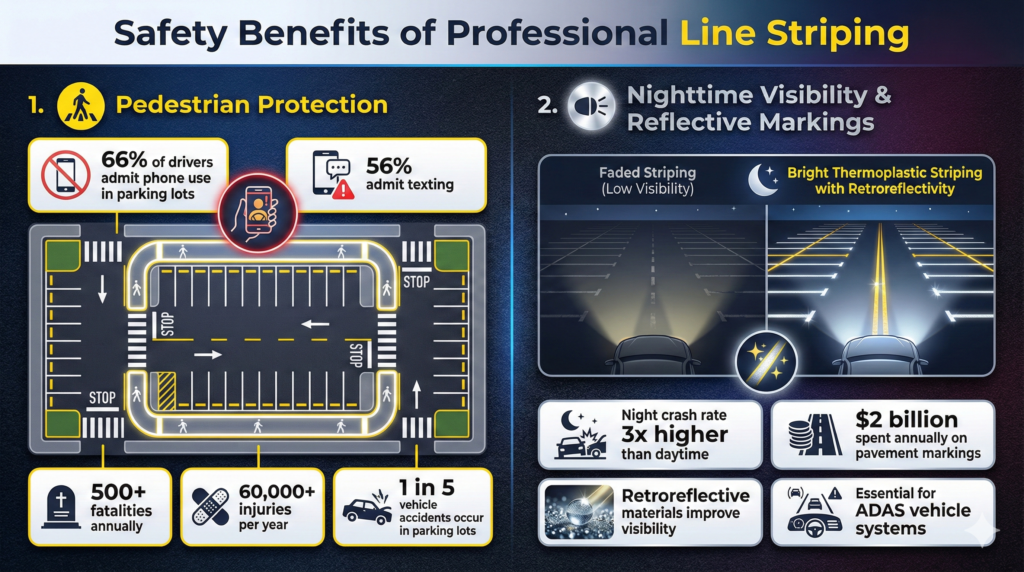 how line striping improves traffic flow